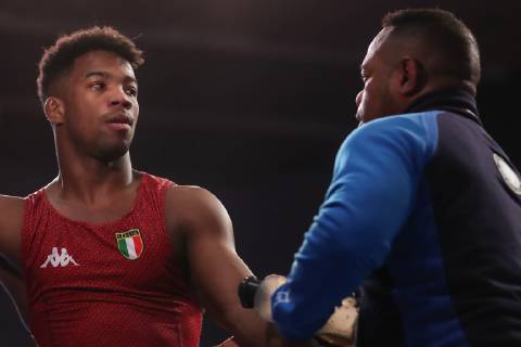 Wrestling European Championships 2019 10 04 2019 Bucharest Freestyle Wrestling 74kg Freestyle Gold Medal Match Frank CHAMIZO MARQUEZ red ITA