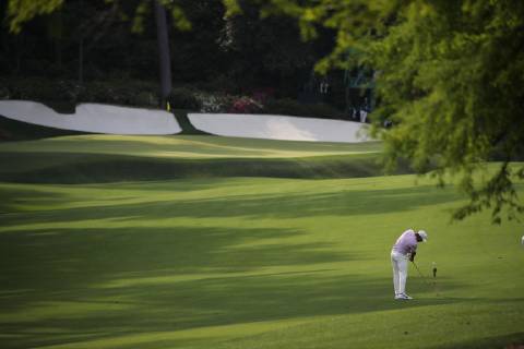 United States Brooks Koepka during the third round of the 2019 Masters golf tournament at Augusta National Golf Club in Augusta, Georgia, United States, April 13, 2019. Noxthirdxpartyxsales  (101218942)