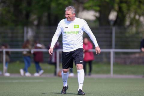 Thomas Kastenmaier football charity game for the benefit of Welthungerhilfe for the Rohingya refugee from Myanmar to Bangladesh selection Turkey vs. selection Germany Duisburg BSA Warbruckstrasse 14 04 2019 Duisburg BSA Warbruckstrasse NRW Germany