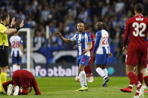 Yacine Brahimi (Porto), APRIL 17, 2019 - Football Soccer : UEFA Champions League Quarter-finals 2nd leg match between FC Porto 1-4 Liverpool FC at the Estadio do Dragao in Porto, Portugal. Noxthirdxpartyxsales  (101629909)
