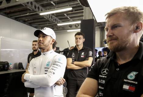 Motorsports: FIA Formula One World Championship WM Weltmeisterschaft 2019, Grand Prix of Azerbaijan, 44 Lewis Hamilton (GBR, Mercedes AMG Petronas Motorsport), Baku Azerbaijan