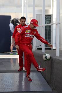 Photo4 LaPresse 26 04 2019 Baku, Azerbaijan Grand Prix Formula One Azerbaijan 2019 In the pic: Charles Leclerc (MON) Scuderia Ferrari SF90  Copyright: xPhoto4 LaPressex
