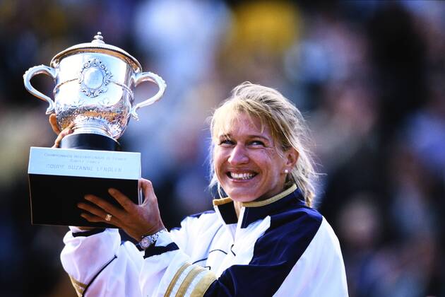 GRAF Steffi Stefanie GER Winner Womens Final against HINGIS Martina Tennis Roland Garros Grand Slam 1999 in Paris on 05 June 1999 in Paris