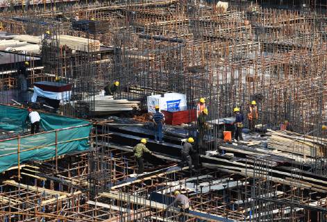 (190510) -- BEIJING, May 10, 2019 (Xinhua) -- Photo taken on May 9, 2019 shows the construction site of the Winter Olympic Village of the 2022 Winter Olympic Games Olympische Spiele Olympia OS in Beijing, China. According to an exclusive interview on Thursday with Xu Zhijun, deputy secretary of the Beijing Organizing Committee for the 2022 Olympic and Paralympic Winter games Winterspiele Spiele Summer games the preparation work is so far going smoothly in terms of many aspects such as infrastructure construction projects, as there are 1,000 days left until the 2022 Beijing Winter Olympics begin. (Xinhua Ren Chao) (SP)CHINA-BEIJING-BEJING 2022 OLYMPIC GAMES-VENEUS-CONSTRUCTION SITE (CN)