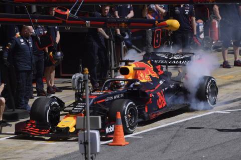 STOP Max F1 Team Red Bull F1 2019 Spanish Grand Prix 2019 on 10 05 2019 at Montmelo