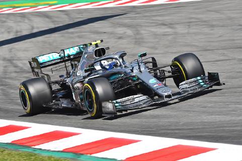 10 05 2019 xekx FIA Formula 1 Grand Prix of Spain 2019 Free Practice emspor Valtteri Bottas Mercedes AMG Petronas DFL DFB REGULATIONS PROHIBIT ANY USE OF PHOTOGRAPHS as IMAGE SEQUENCES and or QUASI VIDEO Barcelona eel-fotografie Eberhard Krieger
