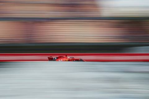 German Formula One driver Sebastian Vettel, Ferrari, steers his car on Barcelona-Catalonia circuit in Montmelo, Barcelona, Spain, during the free practice session for the Spanish Grand Prix, 11 May 2019. Formula One Spanish Grand Prix will take place 12 May 2019. 2019 Spanish Grand Prix !ACHTUNG: NUR REDAKTIONELLE NUTZUNG!  Copyright: xALEJANDROxGARCIAx GRAFCAT8731 20190511-636931798278675956