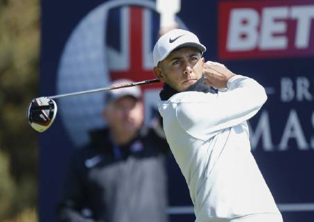 11th May 2019, Hillside Golf Club, Southport, England; Betfred British Masters, hosted by Tommy Fleetwood, day 3; Jack Singh Brar (ENG) plays his drive on the 2nd tee  ActionPlus12133605 AlanxMartin