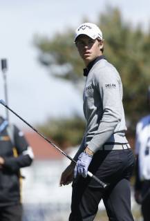 11th May 2019, Hillside Golf Club, Southport, England; Betfred British Masters, hosted by Tommy Fleetwood, day 3; Thomas Detry (BEL) watches his drive on the 2nd tee  ActionPlus12133610 AlanxMartin