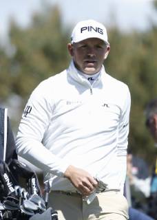 11th May 2019, Hillside Golf Club, Southport, England; Betfred British Masters, hosted by Tommy Fleetwood, day 3; Overnight leader Matt Wallace (ENG) on the 2nd tee  ActionPlus12133614 AlanxMartin