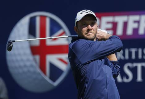 11th May 2019, Hillside Golf Club, Southport, England; Betfred British Masters, hosted by Tommy Fleetwood, day 3; Maximilian Kieffer (GER) plays his drive on the 2nd tee  ActionPlus12133641 AlanxMartin