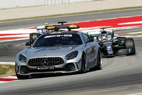 Motorsports: FIA Formula One World Championship WM Weltmeisterschaft 2019, Grand Prix of Spain, Bernd Mayländer (GER, F1 Safety Car, Mercedes-AMG GT R) Barcelona Spain