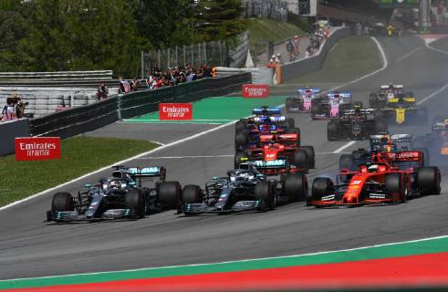 Start formula 1 GP Spain in Barcelona 12 05 2019 Photo mspb Lukas Gorys Start formula 1 GP Spain