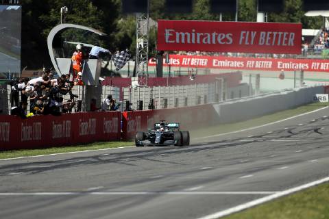 Photo4 LaPresse 12 05 2019 Montmelo, Spain Grand Prix Formula One Spain 2019 In the pic: race winner Lewis Hamilton (GBR) Mercedes AMG F1 W10  Copyright: xPhoto4 LaPressex