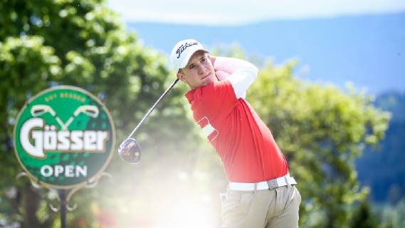 GOLF - Goesser Open 2019 MARIA LANKOWITZ,AUSTRIA,16.MAY.19 - GOLF - Alps Tour, Goesser Open, GC Erzherzog Johann. Image shows Jacob Hafenthaler (AUT). GEPAxpictures xDanielxGoetzhaber