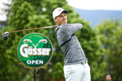 GOLF - Goesser Open 2019 MARIA LANKOWITZ,AUSTRIA,16.MAY.19 - GOLF - Alps Tour, Goesser Open, GC Erzherzog Johann. Image shows Tobias Moser (AUT). GEPAxpictures xDanielxGoetzhaber