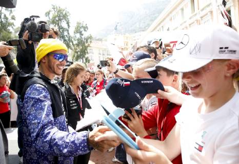 Motorsports: FIA Formula One World Championship, WM, Weltmeisterschaft 2019, Grand Prix of Monaco, 44 Lewis Hamilton (GBR, Mercedes AMG Petronas Motorsport), Monte Carlo Monaco