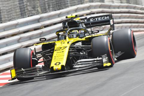 25 05 2019, xekx, Formula 1 FIA, 2019 Monaco Grand Prix Qualifying emspor, v l Nico Hülkenberg Renault F1 Team DFL DFB REGULATIONS PROHIBIT ANY USE OF PHOTOGRAPHS as IMAGE SEQUENCES and or QUASI VIDEO Monte Carlo eel-fotografie Eberhard Krieger