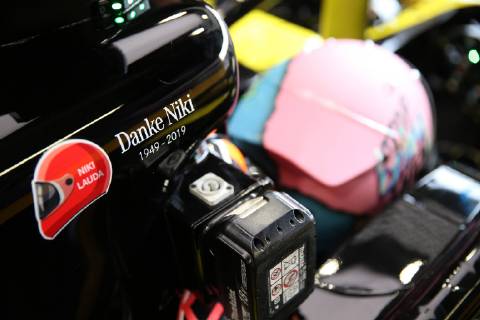 Sport Bilder des Tages Photo4 LaPresse 25 05 2019 Monte Carlo, Monaco Grand Prix Formula One Monaco 2019 In the pic: tribute to Nikki Lauda (AU), Mercedes  Copyright: xPhoto4 LaPressex