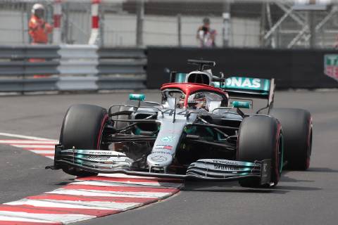 Photo4 LaPresse 25 05 2019 Monte Carlo, Monaco Grand Prix Formula One Monaco 2019 In the pic: Lewis Hamilton (GBR) Mercedes AMG F1 W10  Copyright: xPhoto4 LaPressex