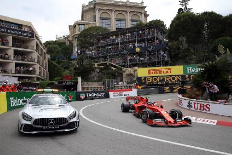 Photo4 LaPresse 26 05 2019 Monte Carlo, Monaco Grand Prix Formula One Monaco 2019 In the pic: Charles Leclerc (MON) Scuderia Ferrari SF90  Copyright: xPhoto4 LaPressex
