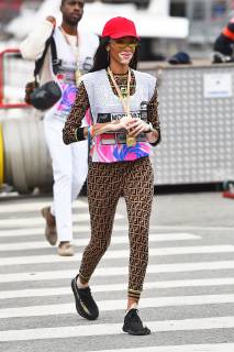 26 05 2019, xekx, Formula 1 FIA, 2019 Monaco Grand Prix Race emspor, v l Winnie Harlow, Canadian Model DFL DFB REGULATIONS PROHIBIT ANY USE OF PHOTOGRAPHS as IMAGE SEQUENCES and or QUASI VIDEO Monte Carlo eel-fotografie Eberhard Krieger