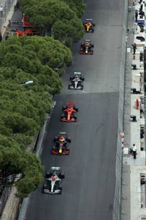 Photo4 LaPresse 26 05 2019 Monte Carlo, Monaco Grand Prix Formula One Monaco 2019 In the pic: Lewis Hamilton (GBR) Mercedes AMG F1 W10, Max Verstappen (NED) Red Bull Racing RB15 , Sebastian Vettel (GER) Scuderia Ferrari SF90 , Valtteri Bottas (FIN) Mercedes AMG F1 W10  Copyright: xPhoto4 LaPressex