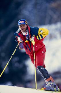 Alpine Skiing World Cup 1993 1994 Kitzbuehel TOMBA ITA Alpine Skiing World Cup 1993 1994 Kitzbuehel Slalom 16 01 1994 Alberto TOMBA Italy Kitzbuehel Austria