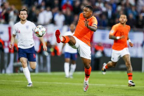GUIMARAES, 06-06-2019, Estadio D. Afonso Henriques , UEFA Nations League Semi Final. Netherlands player Steven Bergwijn during the game Netherlands - England Netherlands - England x3610809x Copyright: