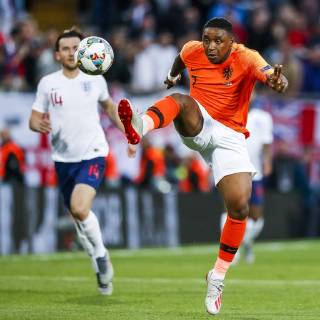 GUIMARAES, 06-06-2019, Estadio D. Afonso Henriques , UEFA Nations League Semi Final. Netherlands player Steven Bergwijn during the game Netherlands - England Netherlands - England x3610810x Copyright: