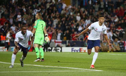 Netherlands v England UEFA Nations League Semi-Final Jessie Lingard of England celebrates after he scores what he thinks is their second goal only for it to be ruled offside during the UEFA Nations League Semi-Final match at Estadio D. Afonso Henrique, Guimaraes Content Not Available For UK Newspapers Copyright: xPaulxChestertonx FIL-13327-0124