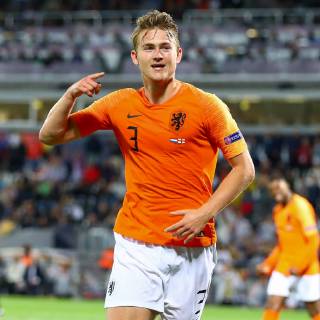 UEFA Nations League 2019 - Semi Final - The Netehrlands v England 06-06-2019: Voetbal: Nederland v Engeland: Guimaraes Semi final UEFA Nations League 2019 Matthijs de Ligt of The Netherlands scored the equalizer