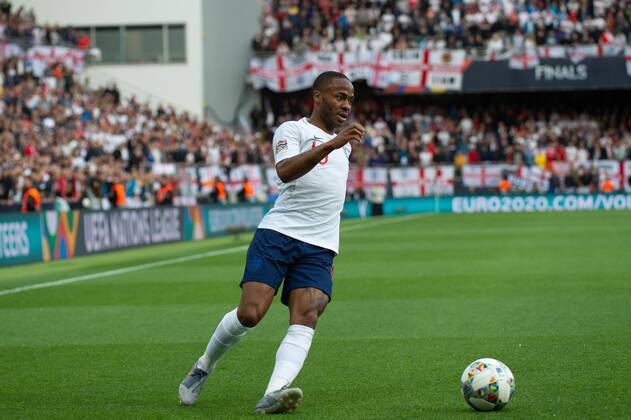 June 6, 2019 - Guimares, Portugal - Raheem Sterling of England during the UEFA Nations League match between Netherlands and England at Estadio D. Afonso Henriques, GuimaroÂ£es, Portugal on Thursday 6th June 2019. Netherlands v England - UEFA Nations League Semi-Final  - ZUMAn230 20190606_zaa_n230_636 Copyright: xMixNewsx
