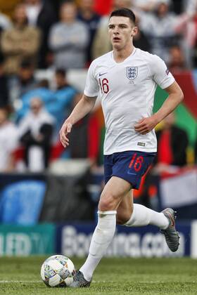 GUIMARAES, 06-06-2019, Estadio D. Afonso Henriques , UEFA Nations League Semi Final. England player Declan Rice on the ball during the game Netherlands - England 3-1. Netherlands - England x3634838x Copyright: