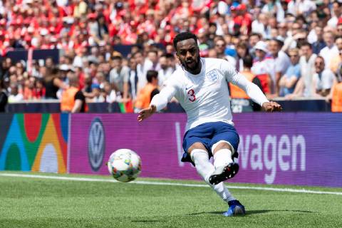 Guimaraes, Portugal, 09 06 2019, UEFA Nations League, Match for 3rd place, Switzerland England, Danny Rose ENG in action Defodi 01053043249 Defodi-053