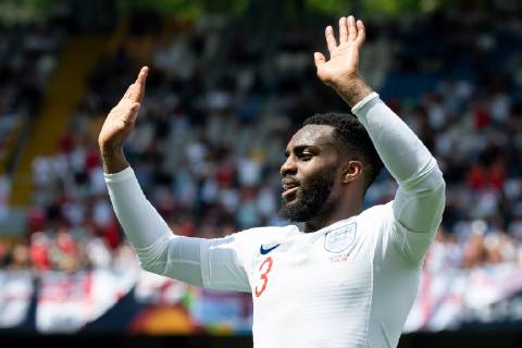 Guimaraes, Portugal, 09 06 2019, UEFA Nations League, Match for 3rd place, Switzerland England, Danny Rose ENG gesticulated, gestic Defodi 01053043251 Defodi-053