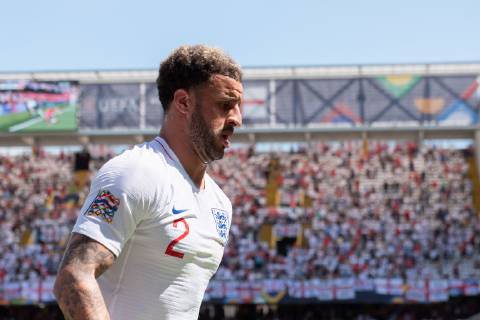 Guimaraes, Portugal, 09 06 2019, UEFA Nations League, 3 Place, Switzerland England, Kyle Walker England looks on Defodi 09 531 002644 Defodi-531