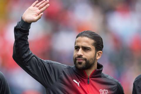 Guimaraes, Portugal, 09 06 2019, UEFA Nations League, 3rd place, Switzerland England, Ricardo Rodriguez Switzerland gestures Defodi 09 531 002646 Defodi-531