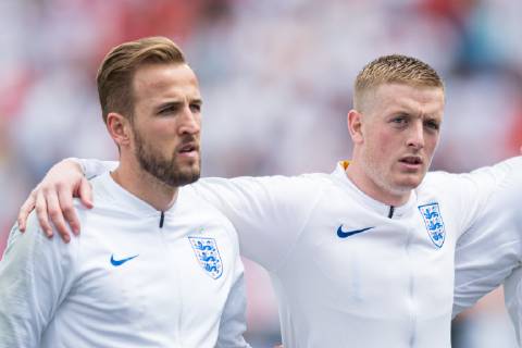Guimaraes, Portugal, 09 06 2019, UEFA Nations League, 3 Place, Switzerland England, Harry Kane England and Goalkeeper Jordan Pickford England look on Defodi 09 531 002647 Defodi-531