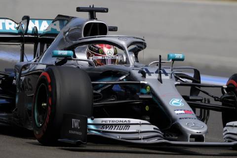June 21, 2019 - Le Castellet, Var, France - Mercedes Driver LEWIS HAMILTON (GBR) in action during the Formula one French Grand Prix at the Paul Ricard circuit at Le Castellet - France F1 2019: French Grand Prix : Practice one - ZUMAp119 20190621_zaf_p119_011 Copyright: xPierrexSteveninx