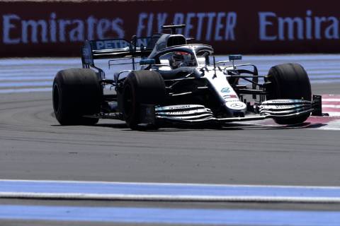 June 21, 2019 - Le Castellet, Var, France - Mercedes Driver LEWIS HAMILTON (GBR) in action during the Formula one French Grand Prix at the Paul Ricard circuit at Le Castellet - France F1 2019: French Grand Prix : Practice one - ZUMAp119 20190621_zaf_p119_028 Copyright: xPierrexSteveninx