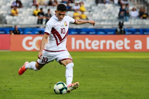 Bolivia vs Venezuela BELO HORIZONTE, MG - 22.06.2019: BOLIVIA VS VENEZUELA - Jefferson Savarino of Venezuela, during a match between Bolivia and Venezuela, valid for the group stage of the 2019 Copa America, held this Saturday (22) at the Estádio Mineirão in Belo Horizonte, MG. (Photo: Dudu Macedo Fotoarena) x1751293x  DuduxMacedo
