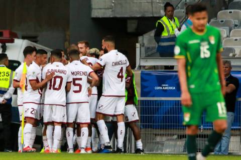 Bolivia vs Venezuela BELO HORIZONTE, MG - 22.06.2019: BOLIVIA VS VENEZUELA - Darwin Machis scored the second goal of Venezuela during a match between Bolivia and Venezuela, valid for the group stage of the Copa America 2019, held this Saturday (22) at the Mineirão Stadium in Belo Horizonte, MG. (Photo: Dudu Macedo Fotoarena) x1751316x  DuduxMacedo