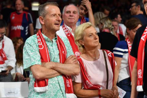 Herbert DIESS Chairman of the Board of Volkswagen AG with wife Irene Deutscher Meister,winner,winner,champion Basketball 1 Bundesliga,FINALE,match 3 FC Bayern Muenchen Alba Berlin 93 88, on 23 06 2019 ,A U D I D O M E