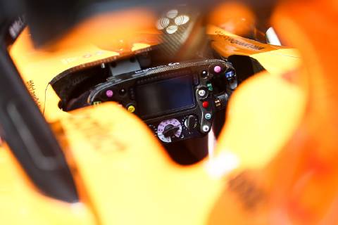 FORMULA 1 - GP of Austria 2019 SPIELBERG,AUSTRIA,27.JUN.19 - MOTORSPORTS, FORMULA 1 - Grand Prix of Austria, Red Bull Ring, preview. Image shows a steering wheel. GEPAxpictures xDanielxGoetzhaber