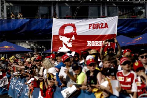 Motorsports: FIA Formula One World Championship, WM, Weltmeisterschaft 2019, Grand Prix of Austria, Fans of 88 Robert Kubica (POL, ROKiT Williams Racing), Spielberg Austria