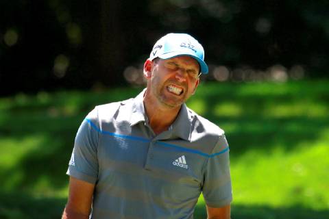 Sport Bilder des Tages Spanish golfer Sergio Garcia reacts after missing a shot on 10th hole on the third day of the Estrella Damm Andalucía Masters, of the European Golf Circuit, which takes place until Sunday at the Valderrama field in San Roque, Cadiz, Spain, 29 June 2019. Estrella Damm Andalucía Masters in Cadiz, Spain !ACHTUNG: NUR REDAKTIONELLE NUTZUNG!  Copyright: xA.CarrascoxRagelx GRAF6353 20190629-636974344916640650