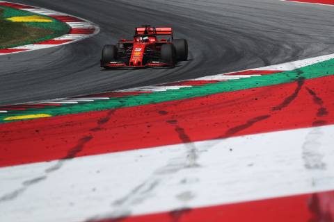 FORMULA 1 - GP of Austria 2019 SPIELBERG,AUSTRIA,30.JUN.19 - MOTORSPORTS, FORMULA 1 - Grand Prix of Austria, Red Bull Ring. Image shows Sebastian Vettel (GER Ferrari). GEPAxpictures xDanielxGoetzhaber