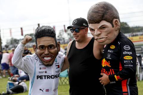 Motorsports: FIA Formula One World Championship, WM, Weltmeisterschaft 2019, Grand Prix of Great Britain, Fans Silverstone Great Britain
