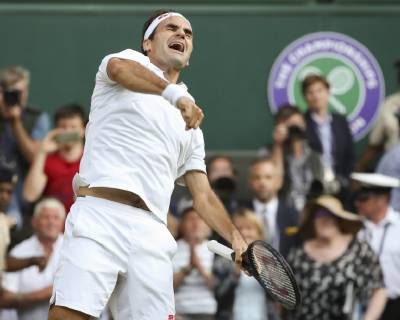 Roger Federer cheers,jubilation,joy,emotion Copyright: xJuergenxHasenkopfx
